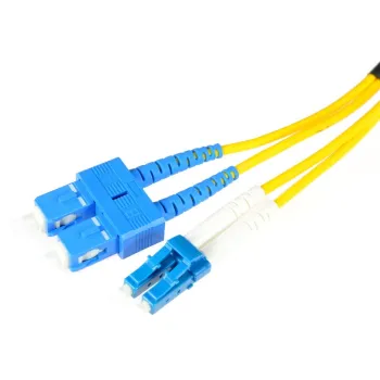 PATCHCORD ŚWIATŁOWODOWY SM SC/UPC-LC/UPC DUPLEX 3m