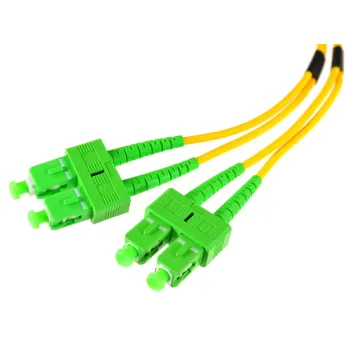 PATCHCORD ŚWIATŁOWODOWY SM 0,5M DUPLEX 9/125 SC/APC-SC/APC 3MM