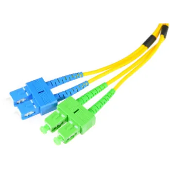 PATCHCORD ŚWIATŁOWODOWY SM SC/UPC-SC/APC DUPLEX 2m