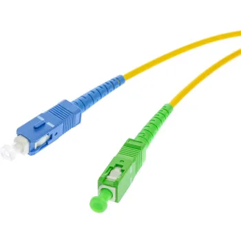 PATCHCORD ŚWIATŁOWODOWY SM SC/UPC-SC/APC SIMPLEX 0,5m