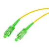 PATCHCORD ŚWIATŁOWODOWY SM 1M SIMPLEX 9/125, SC/APC-SC/APC 3MM