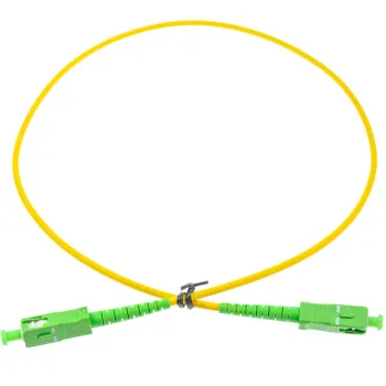PATCHCORD ŚWIATŁOWODOWY SM 0,5M SIMPLEX 9/125, SC/APC-SC/APC G.657A1
