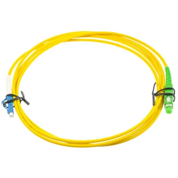 PATCHCORD ŚWIATŁOWODOWY SM 2M SIMPLEX 9/125, SC/APC-LC/UPC 3.0MM