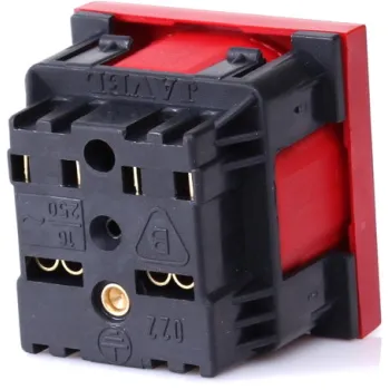 Gniazdo 1M elektryczne pojedyncze + blokada