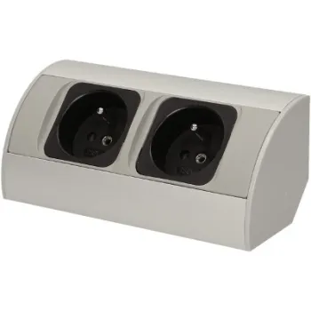 Gniazdo meblowe 2x250V AC OR-AE-1303/G ORNO
