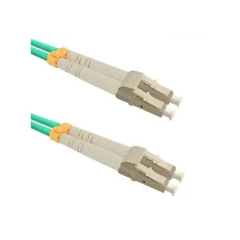 PATCHCORD ŚWIATŁOWODOWY MM 1M DUPLEX 50/125um OM3, LC/UPC-LC/UPC
