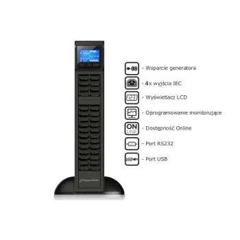 UPS ZASILACZ AWARYJNY PowerWalker VFI 3000 CRS