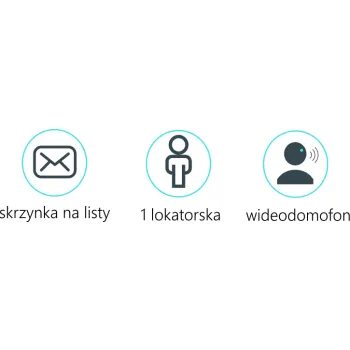 Skrzynka na listy Vidos S551-SKM z wbudowanym wideodomofonem