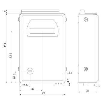 Moduł rozmówny ACO MOD-SPK-P ( do zabudowy )
