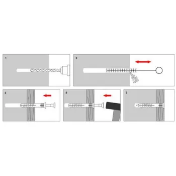 Kołki szybkiego montażu SM-06040 6 x 40 200szt.