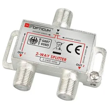 Rozgałęźnik 1-2 DVB-T SAT 2x1