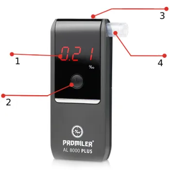 Alkomat PROMILER AL8000 PLUS