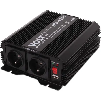 PRZETWORNICA VOLT POLSKA IPS-1200 24V 230V 800/1200W