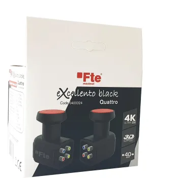 Konwerter Quattro FTE eXcellento Black LTE 0,1dB