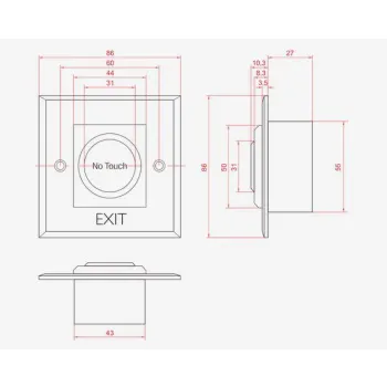Czujnik zbliżeniowy SCOT BT-5B/IR