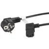 KABEL ZASILAJĄCY CEE 7/7 IEC 320 C13 1.8M KĄTOWY VDE Lanberg