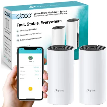 DOMOWY SYSTEM WI-FI MESH TP-LINK DECO M4 (2-pack)