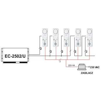 Laskomex LG-8D Bezsłuchawkowy, głośnomówiący unifon do domofonów cyfrowych