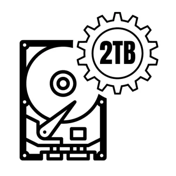 Dopłata do dysku zestaw monitoringu z 1TB na 2TB (SKU: 39367)