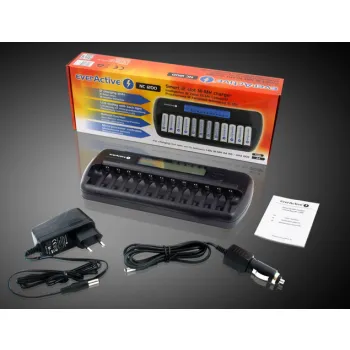 Ładowarka do 12 akumulatorków AA / AAA everActive NC-1200