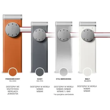 Szlaban NICE L BAR - zestaw do 9 metrów