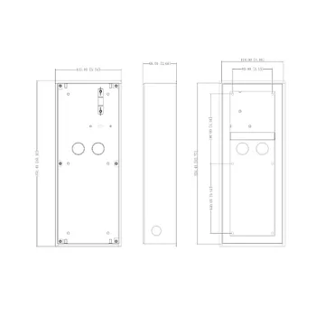 METALOWA PUSZKA DO MONTAŻU PODTYNK DAHUA VTM128