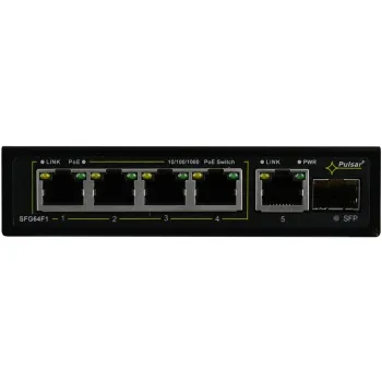 Switch 6-portowy PULSAR SFG64F1 do 4 kamer IP