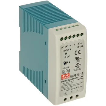 ZASILACZ NA SZYNĘ DIN MDR-60-12