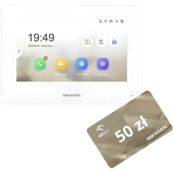 Monitor do wideodomofonu Hikvision DS-KH6320-WTE1-W