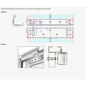 Uchwyt montażowy SCOT BK-800L2 typu 