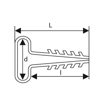 UCHWYT WBIJANY DO PRZEWODÓW PŁASKICH UWP-2 (100szt.)