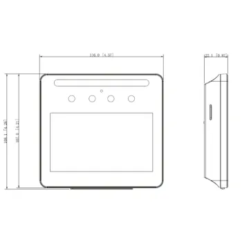 KONTROLER DOSTĘPU DO ROZPOZNAWANIA TWARZY DAHUA ASI3213G-MW