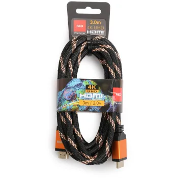 Kabel HDMI-HDMI Opticum RED 4K UHD - 3m (v2.0)