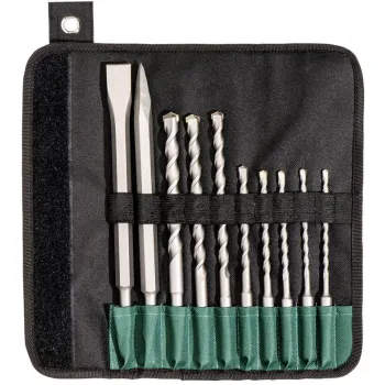 Zestaw wierteł i dłut Metabo w zwijanym etui