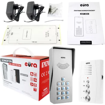 Domofon EURA ADP-38A3 ENTRA bialy