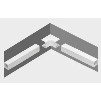 Osprzęt do listew elektroinstalacyjnych, narożnik wewnętrzny BIAŁY NW 25x18 (1szt.)