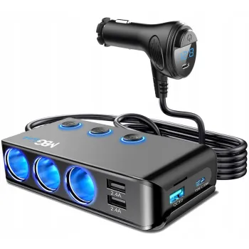 Rozdzielacz gniazda zapalniczki MBG Line HC67C