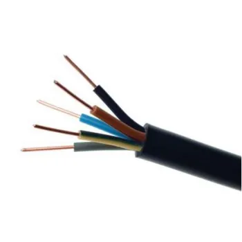 Przewód elektryczny ziemny drut YKY 0,6/1kV 5x4mm2 CZARNY ELEKTROKABEL 1m