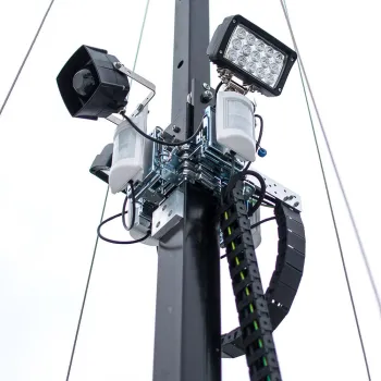 Mobilna wieża do zdalnego wideomonitoringu CCTV iCAM-TOWER 5MQ3