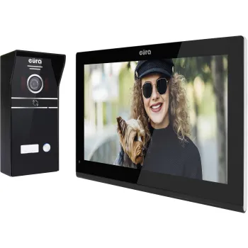 WIDEODOMOFN EURA VDP-98C5 czarny, wi-fi, Tuya