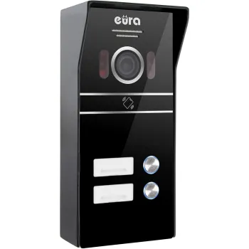 WIDEODOMOFN EURA VDP-80C5 2-rodzinny,czarny