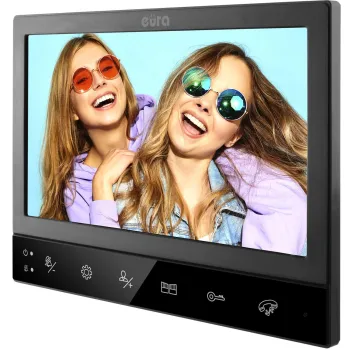 WIDEODOMOFN EURA VDP-80C5 2-rodzinny,czarny