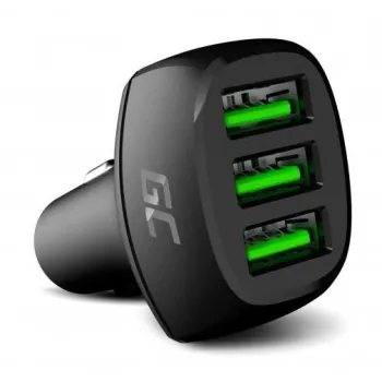 ŁADOWARKA SAMOCHODOWA Green Cell POWERRIDE 54W 3xUSB 18W ULTRA CHARGE CADGC01
