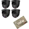 KAMERA IP TIOC 3.0 DAHUA IPC-HDW3849H-AS-PV-0280B-S5-BLACK Opakowanie zbiorcze 4szt.