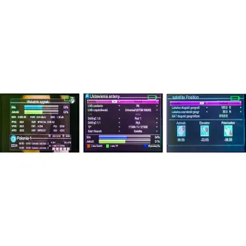 Miernik satelitarny Spacetronik S-22 DVB-S2/S2X IPTV M3U H.265