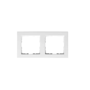 GVS Ramka 2-polowa biały błysz. System 55 do sensorów KNX