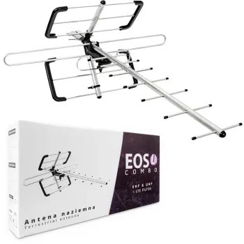 Antena DVB-T/T2 Spacetronik EOS L Combo Black (pasywna)