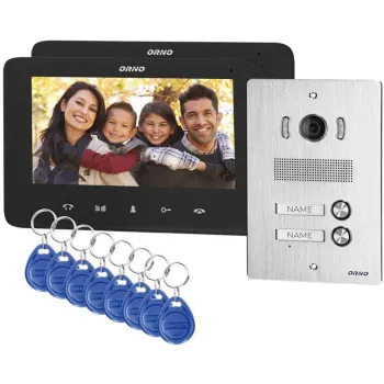 Wideodomofon 2-rodzinny ORNO OR-VID-VP-1072/B