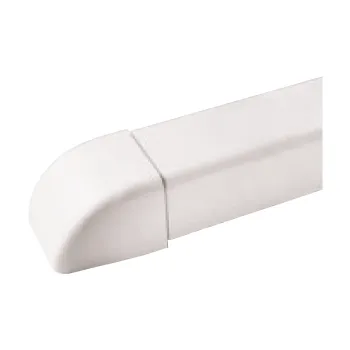 Zakończenie koryta IPEP80 białe IVENSIS