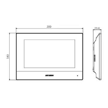 Zestaw wideodomofonowy Hikvision DS-KIS603-P(C)